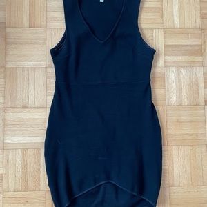 Black Plunge Dress